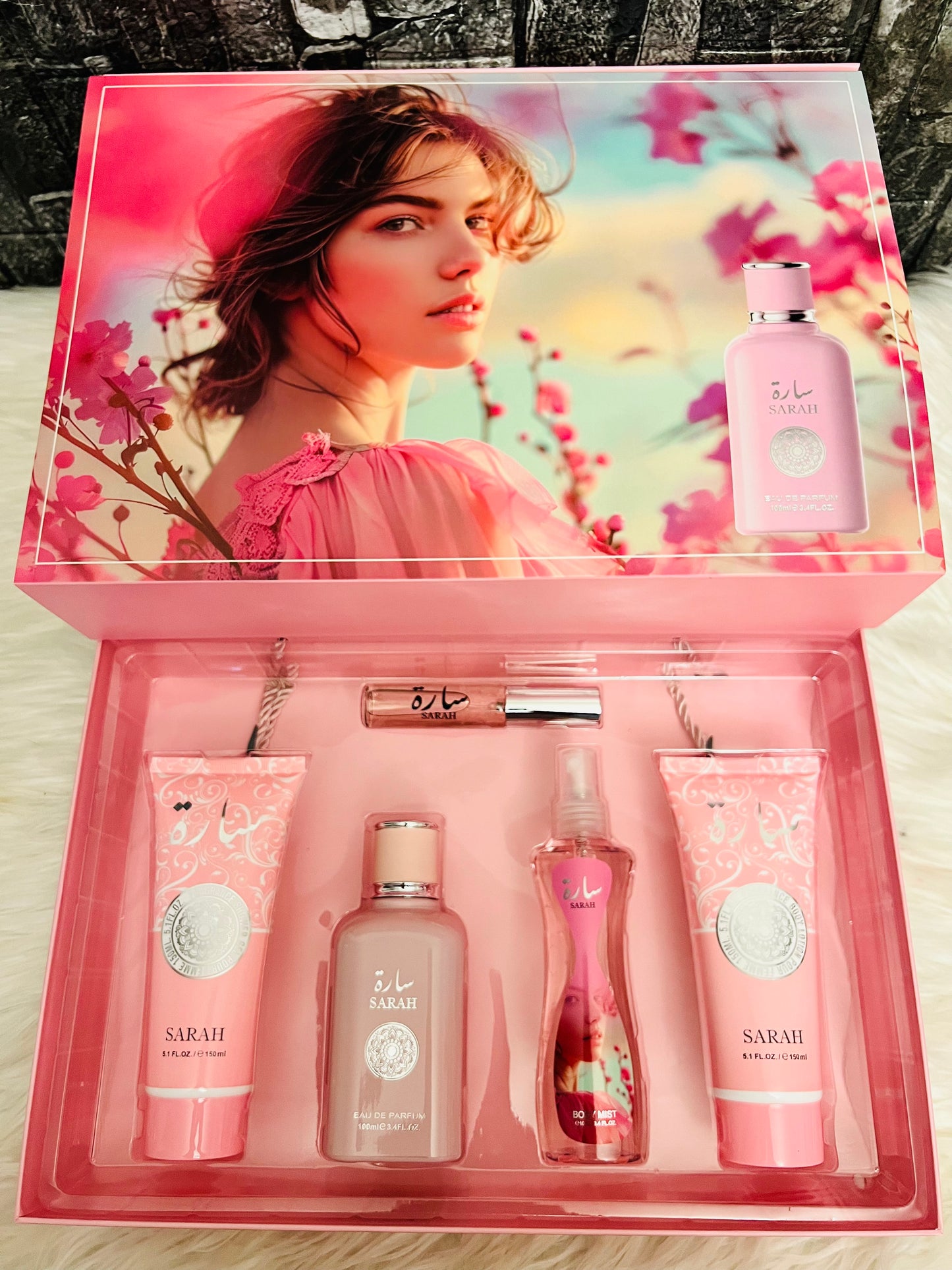 Kit perfume rosado